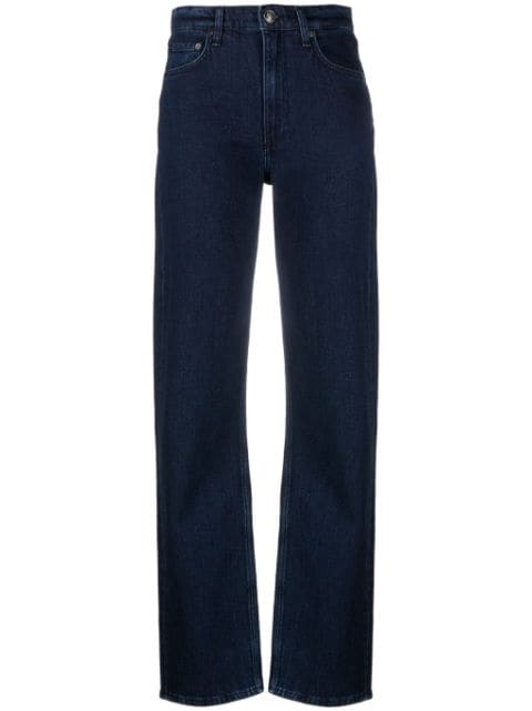 rag & bone Harlow mid-rise straight-leg jeans