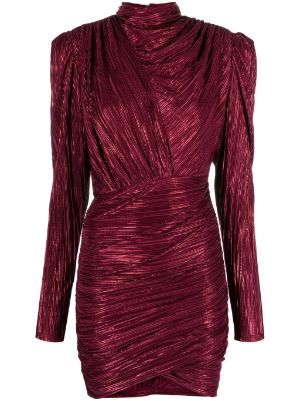 Sabina Musayev Marissa Plissé Lamé Mini Dress - Farfetch