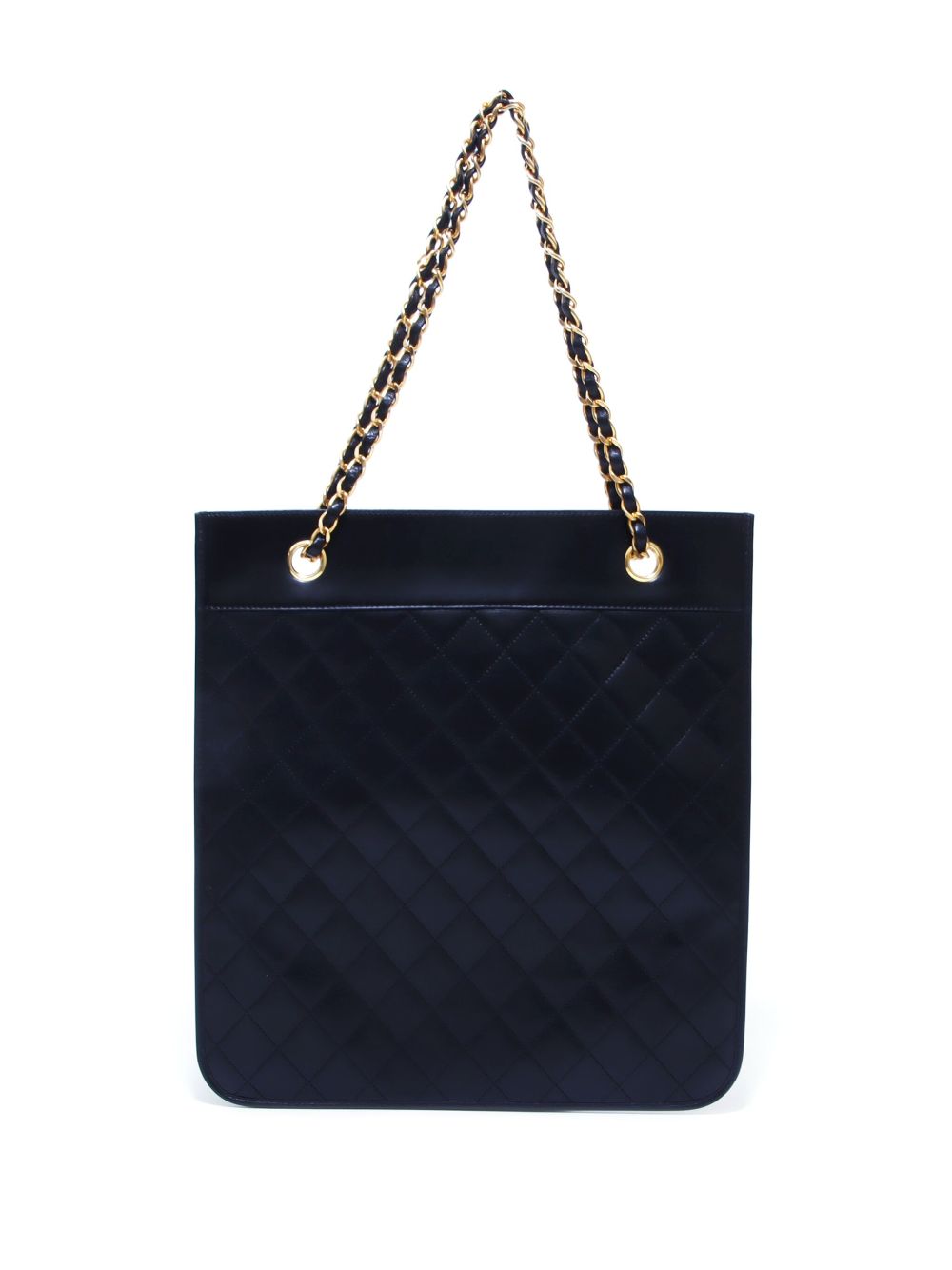 CHANEL Pre-Owned 1985 CC gewatteerde shopper - Zwart