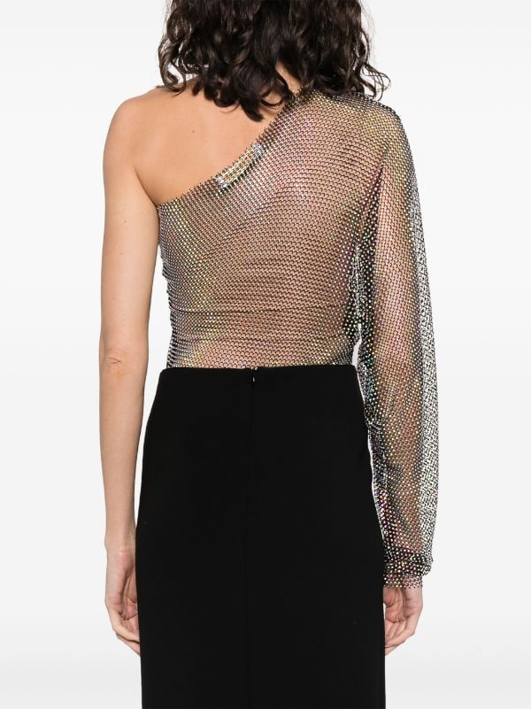 Mugler Body Com Recorte De Mesh - Farfetch