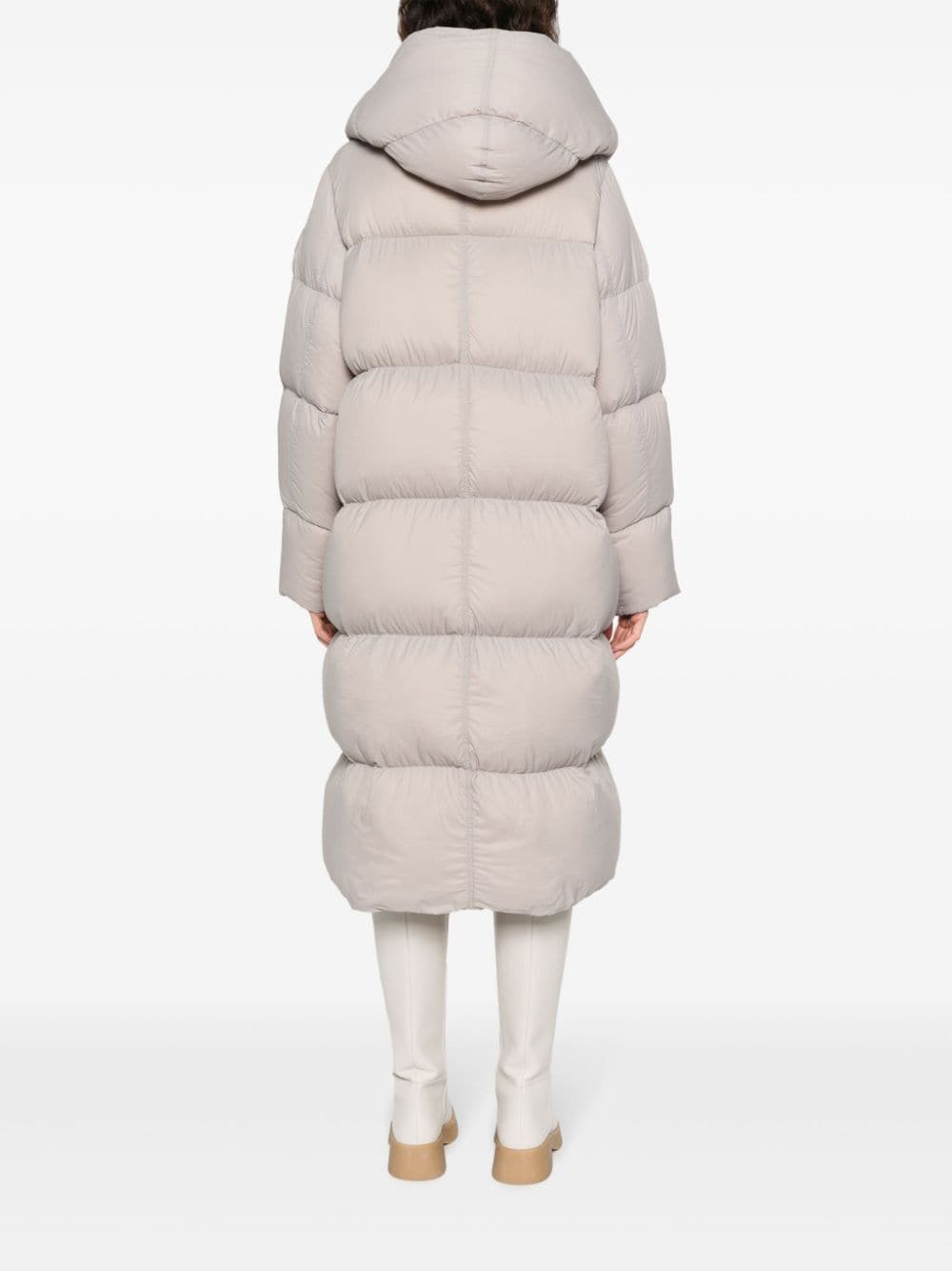 Shop Canada Goose Rhoda Hooded Padded Coat In Neutrals