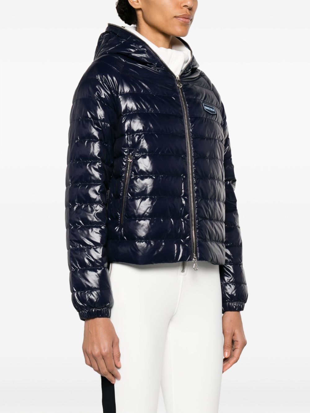 Shop Duvetica Caroma Quilted Puffer Jacket In Blue