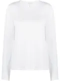 rag & bone crew-neck drop-shoulder top - White