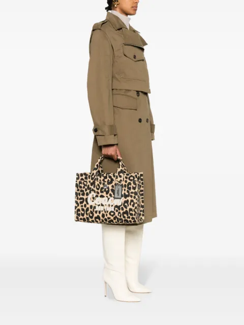 Coach leopard-print canvas tote bag CP770 - 1