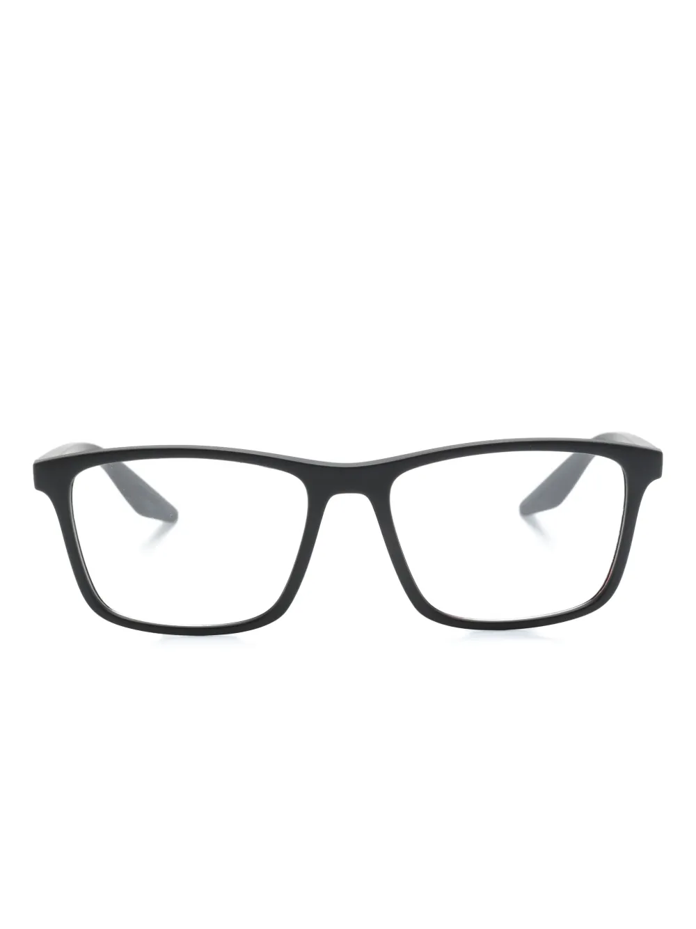 Prada Eyewear Linea Rossa square-frame glasses | Black | Image 1