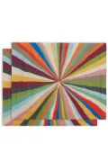 La DoubleJ Rainbow Rays tablemat (set of two) - Blue