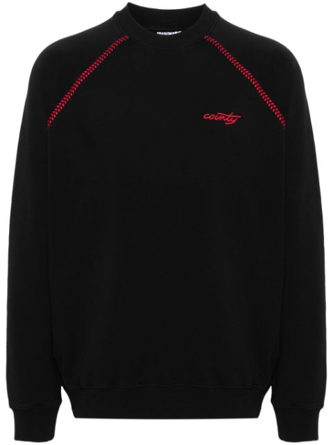Marcelo Burlon County of Milan logo-embroidered cotton sweatshirt