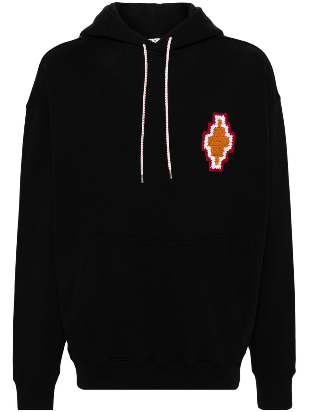 Marcelo Burlon County of Milan Katoenen hoodie met patch Zwart