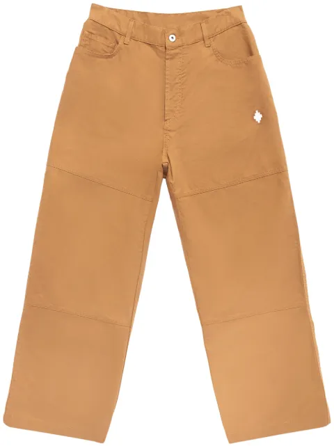 Marcelo Burlon County of Milan Cross-motif straight-leg chinos