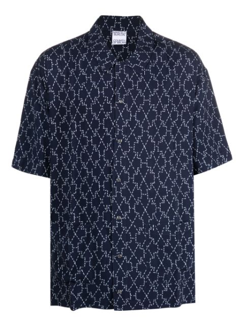 Marcelo Burlon County of Milan Stitch Cross-print pajama shirt