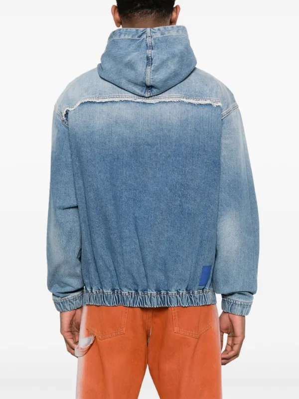 Marcelo Burlon County Of Milan フーデッド デニムジャケット