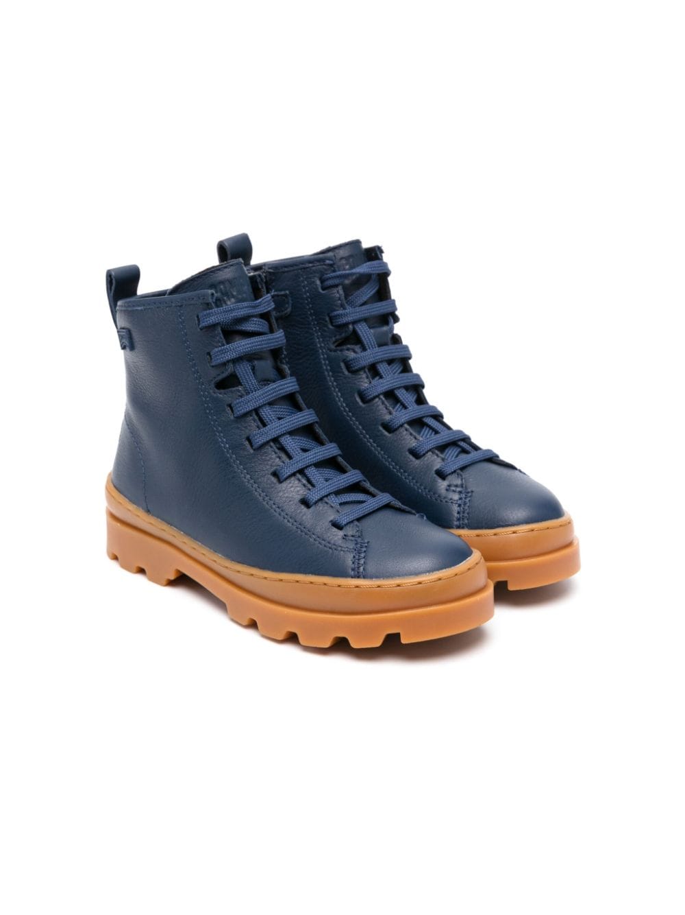 Camper Kids Brutus leather ankle boots Blue