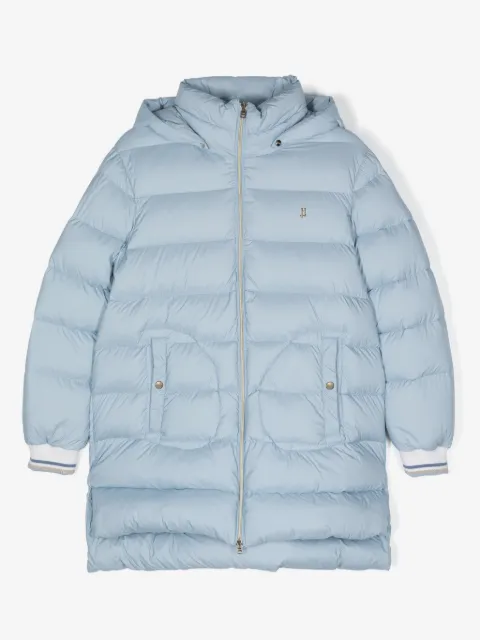 Herno Kids Gefütterte Jacke mit Logo-Schild