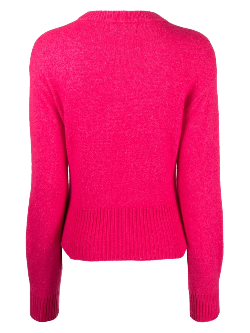 Laneus crew-neck drop-shoulder jumper - Roze