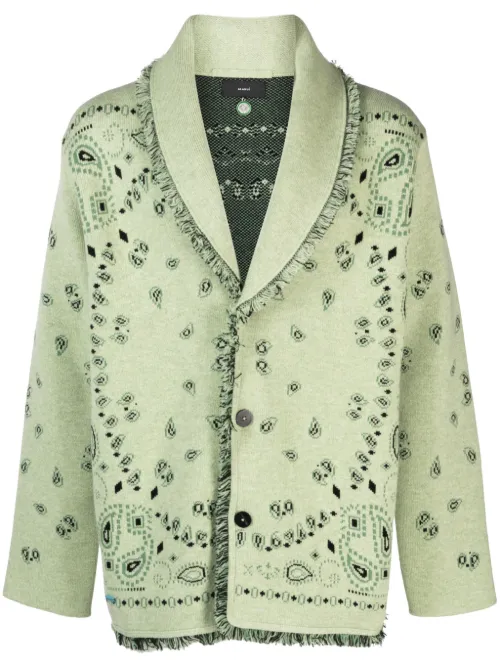 Cardigan à motif cachemire en jacquard - Alanui - Modalova