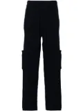 Alanui Finest cable-knit trousers - Blue