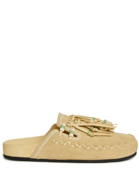 Alanui Salvation fringed slippers
