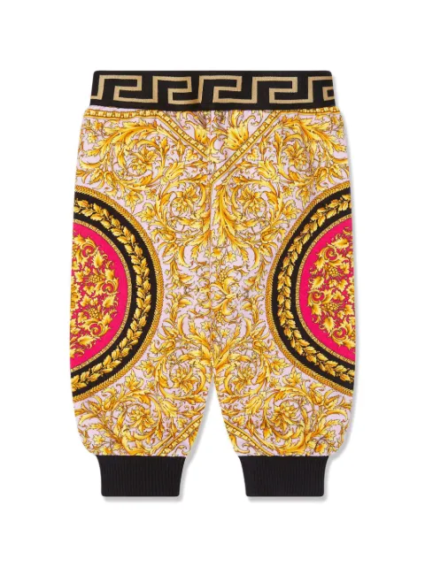 Versace Kids pantalones con estampado Barocco