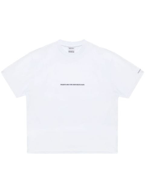 Marcelo Burlon County of Milan slogan-print cotton T-shirt