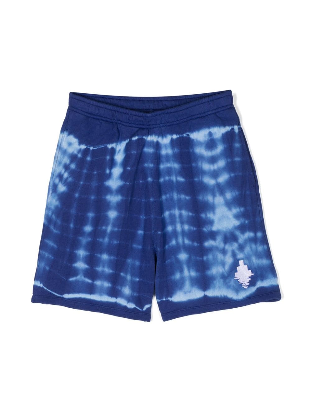 Marcelo Burlon County Of Milan Kids' Soundwaves Track Shorts In Blue