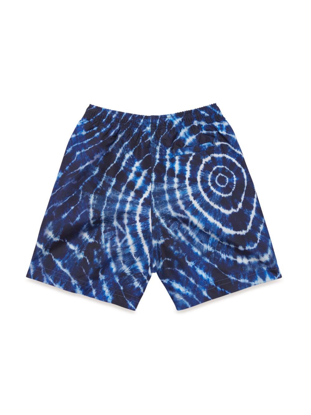 Shop Marcelo Burlon County Of Milan Wave-print Swim Shorts In Blue