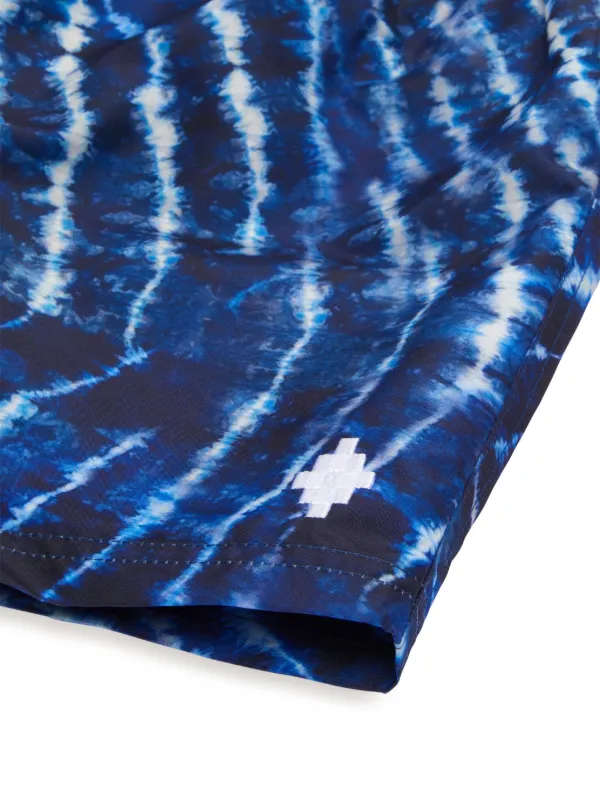 Marcelo Burlon County Of Milan Kids wave-print Swim Shorts