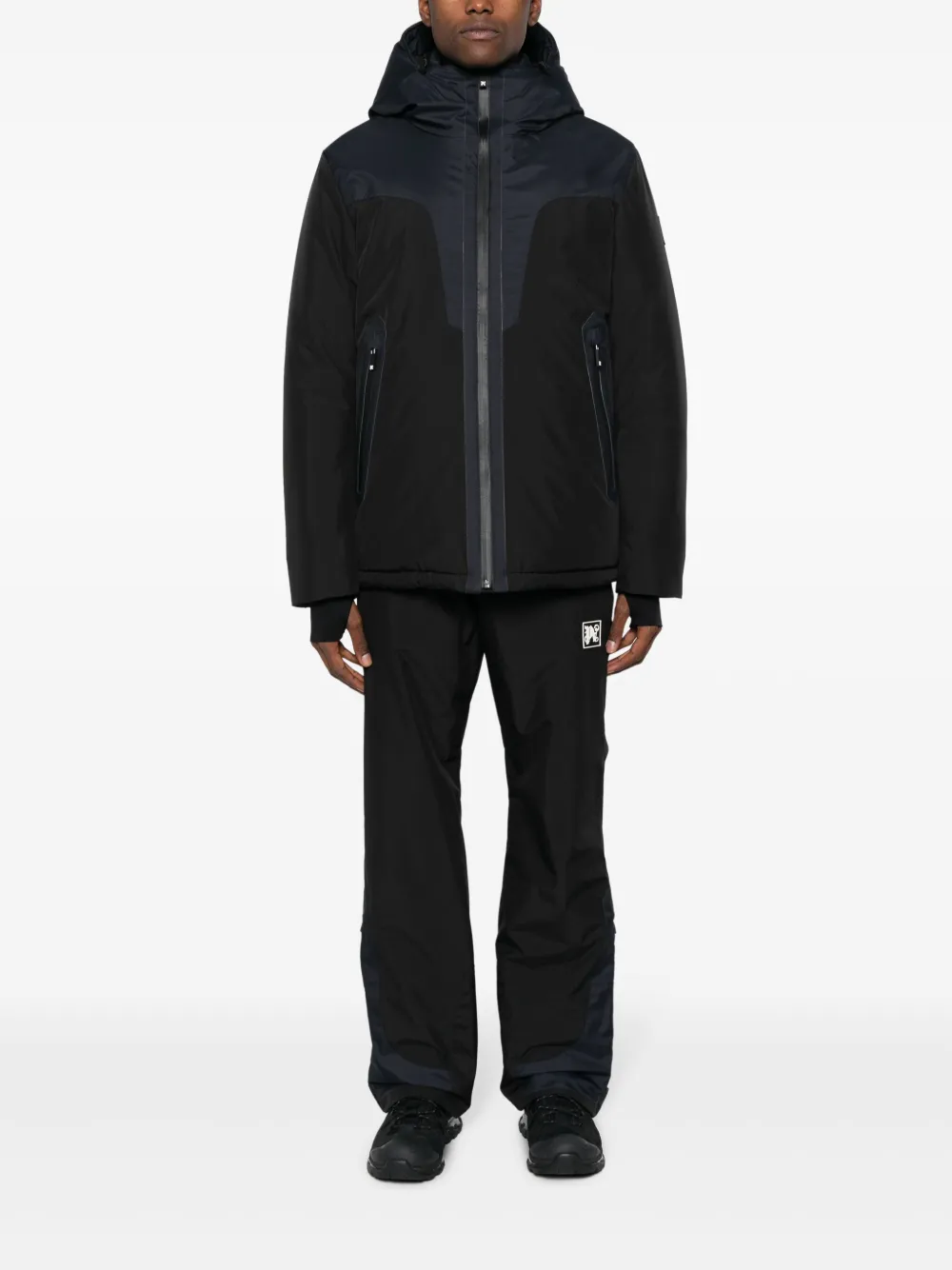 Palm Angels Ski Club Padded Ski Bottoms In Black