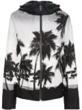 Palm Angels Palms hooded ski jacket - Grey