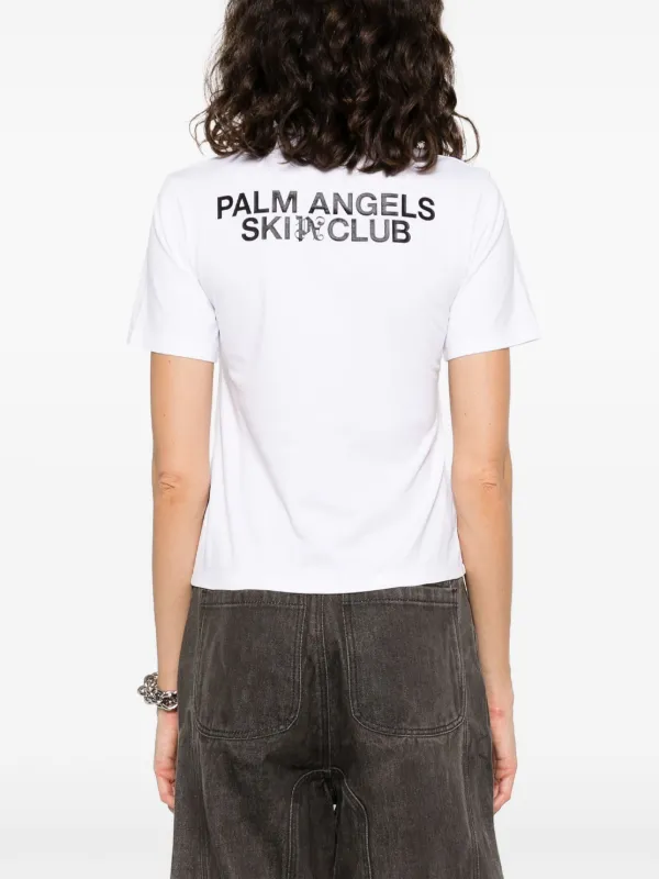 Palm Angels Ski Club Tシャツ | ホワイト | FARFETCH JP