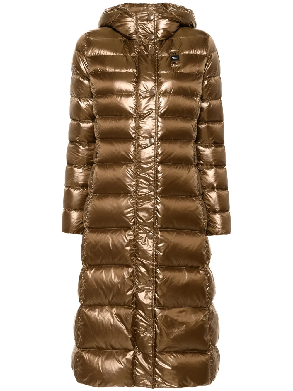 Blauer Anita long down coat Bruin