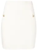 Michael Michael Kors high-waisted ribbed skirt - Neutrals