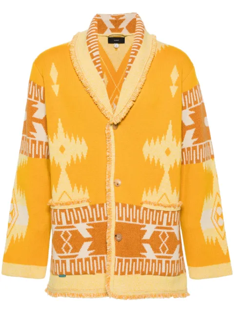 Alanui Icon pattern-jacquard cardigan