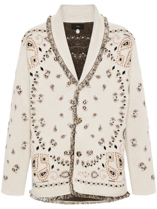 Cardigan en jacquard à bords francs - Alanui - Modalova