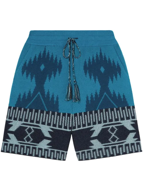 Alanui bermuda Icon Piquet - Bleu - Alanui - Modalova