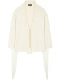 Alanui Bright Hues fringed cardigan - Neutrals