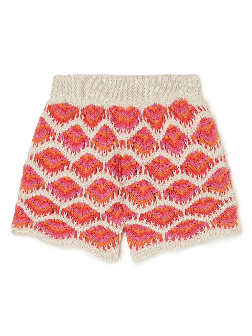 Alanui Hawa Mahal crochet-knit shorts Women