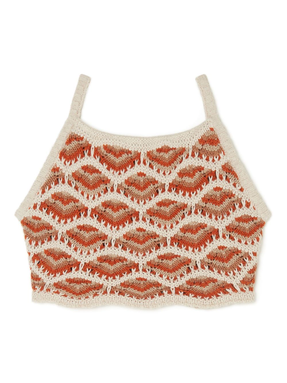 Alanui Hawa Mahal crochet-knit top Women