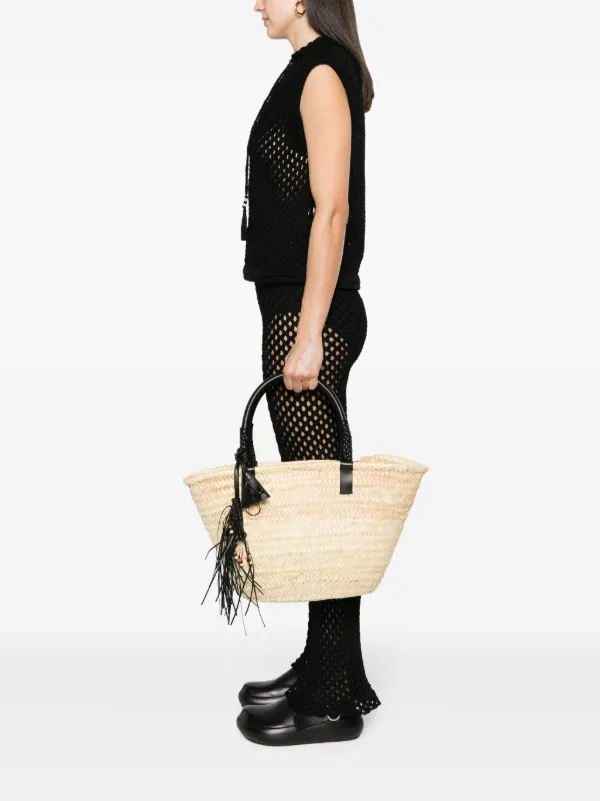 トートバッグ ALANUI 'Icon Palm Leaf Big' handbag Alanui Large Icon Palm Leaf Tote Bag | Neutrals | FARFETCH JO