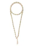 Alanui beaded crochet necklace - Neutrals