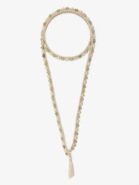 Alanui beaded crochet necklace