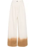 Alanui Bright Hues wide-leg jeans - Neutrals