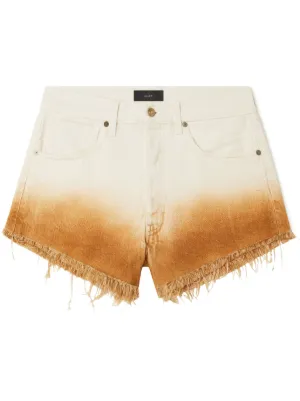 Gold store denim shorts