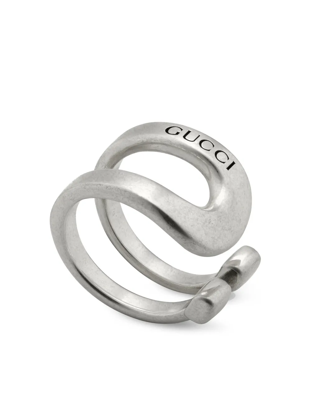 Gucci Horsebit logoengraved Ring Farfetch