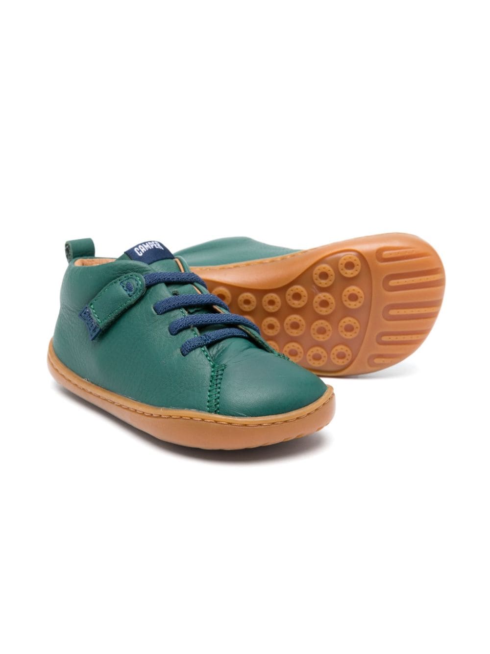 Image 2 of Camper Kids Peu Cami leather sneakers