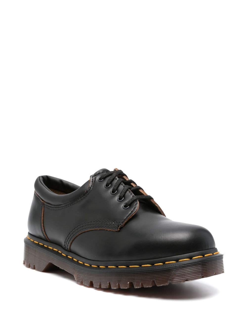 Shop Dr. Martens' 8053 Leather Derby Shoes In Schwarz