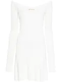 Jacquemus La Robe ribbed minidress - White