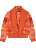 Alanui Icon jacquard cardigan - Orange