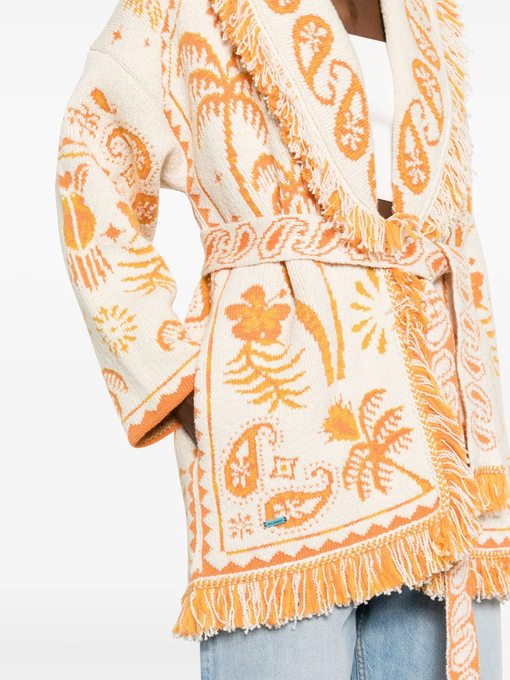 Cheap Alanui Lush Nature foulard cardigan Women