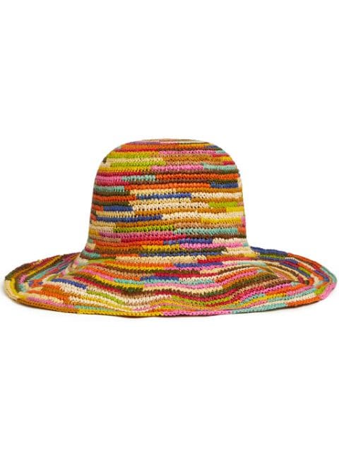 Alanui 마두라이 라피아 여름 모자