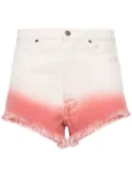 Alanui Bright Hues denim shorts - Neutrals